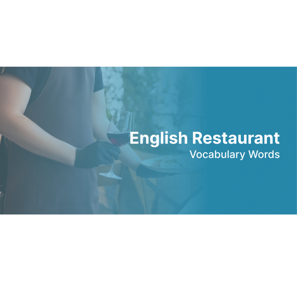 Basic English restaurant vocabulary