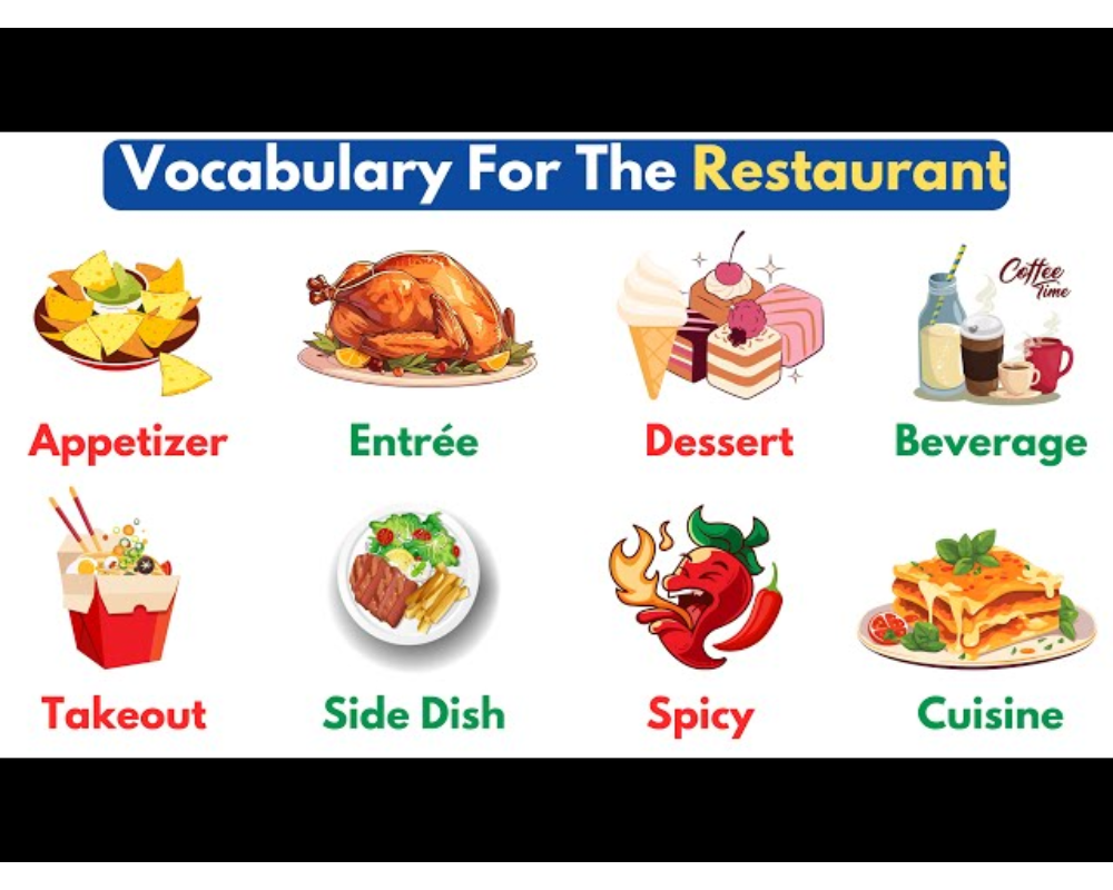 VOCABULARY OF RESTURENT